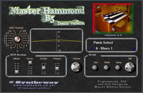 Master Hammond B3 VSTi Screenshot